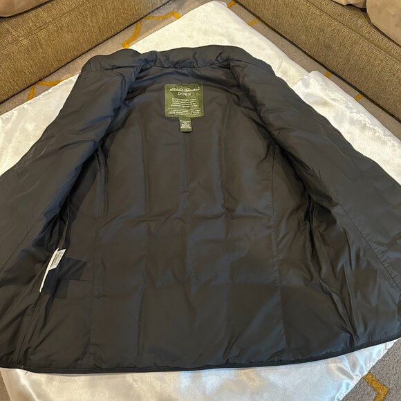 Eddie Bauer Women’s Black Goose Down Vest, Size L - Picture 7 of 15